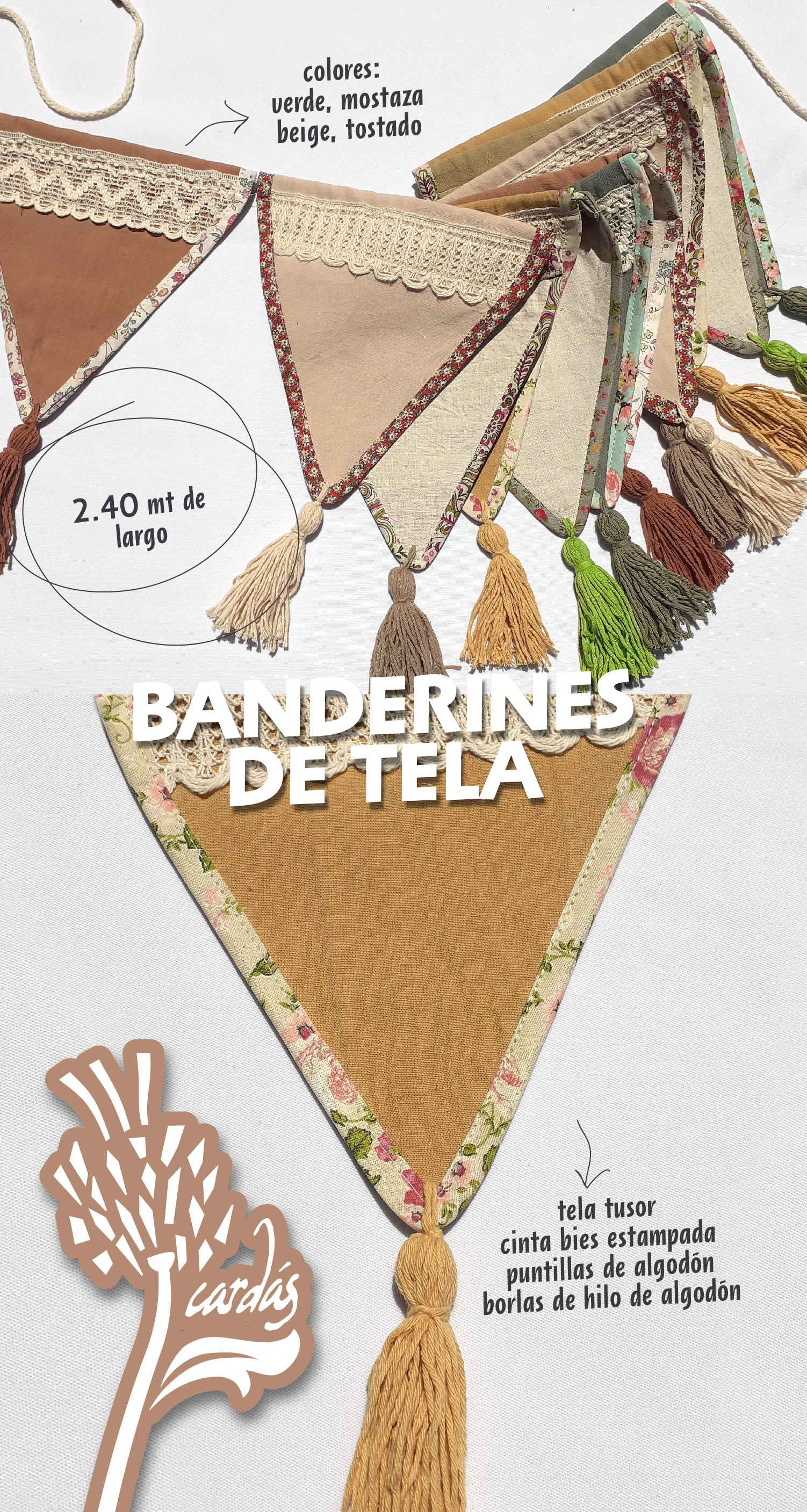 BANDERINES TELA