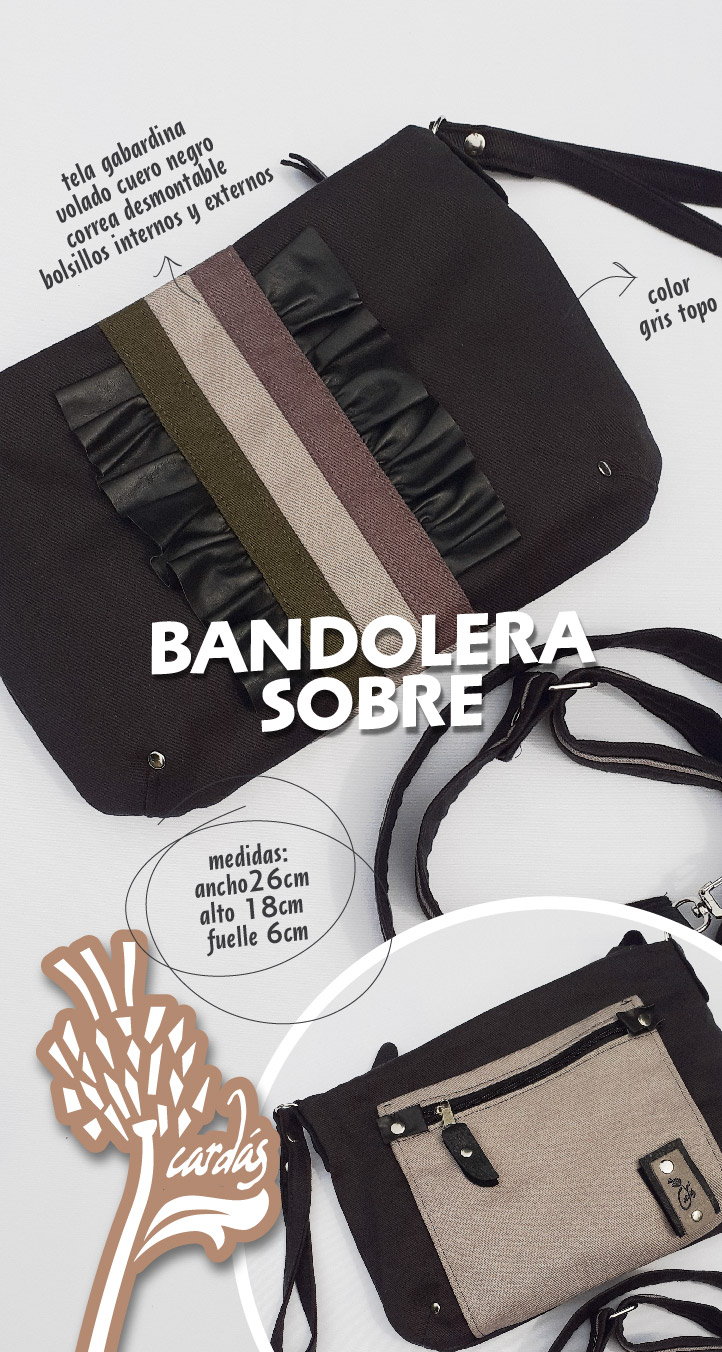 BANDOLERA SOBRE VOLADO