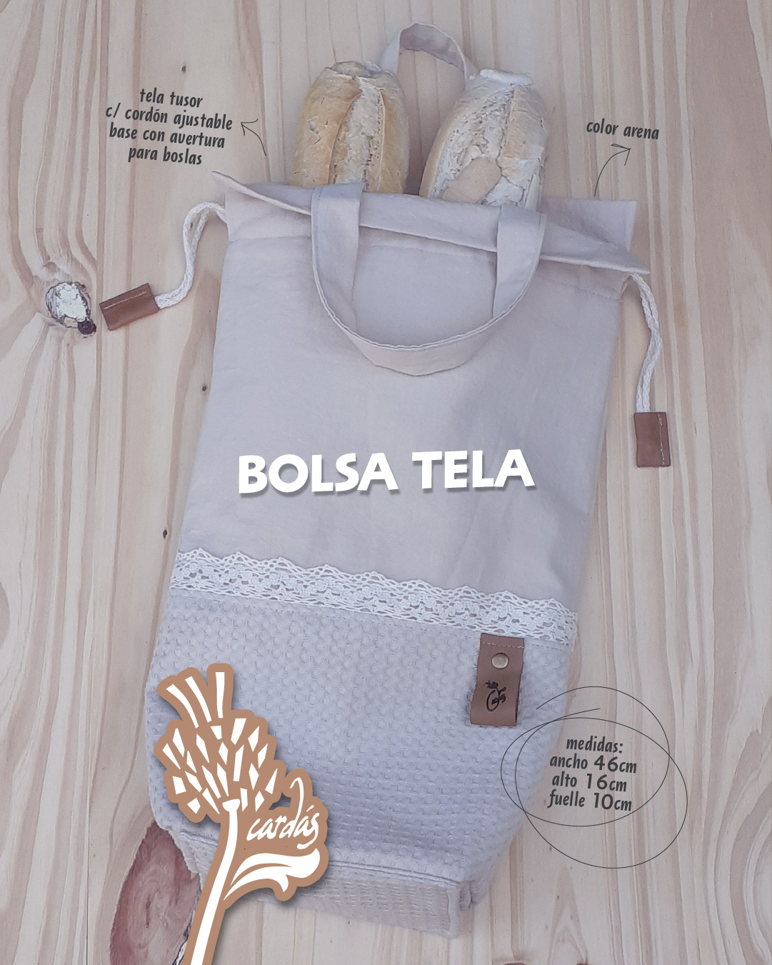 BOLSA TELA arena