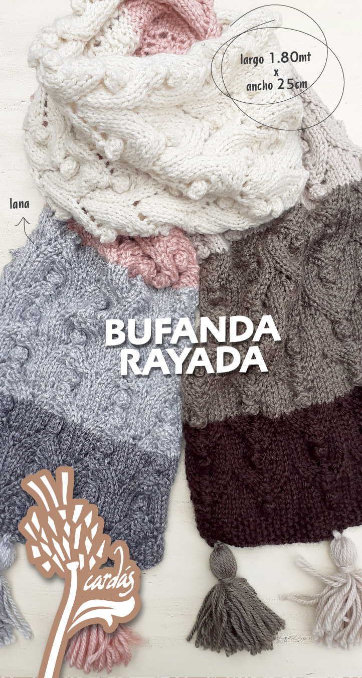 bufanda rayada AW24