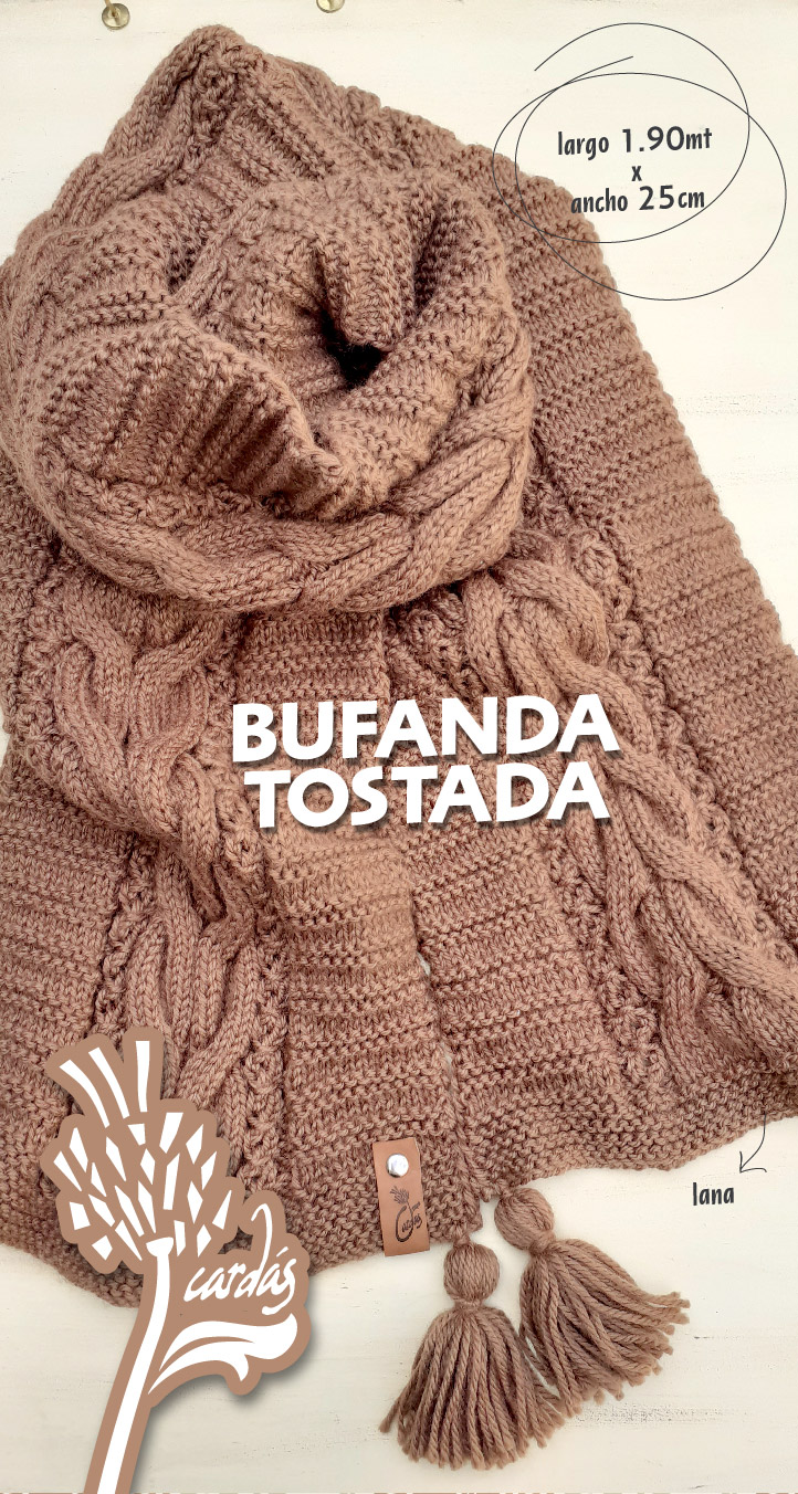 bufanda tostada AW24