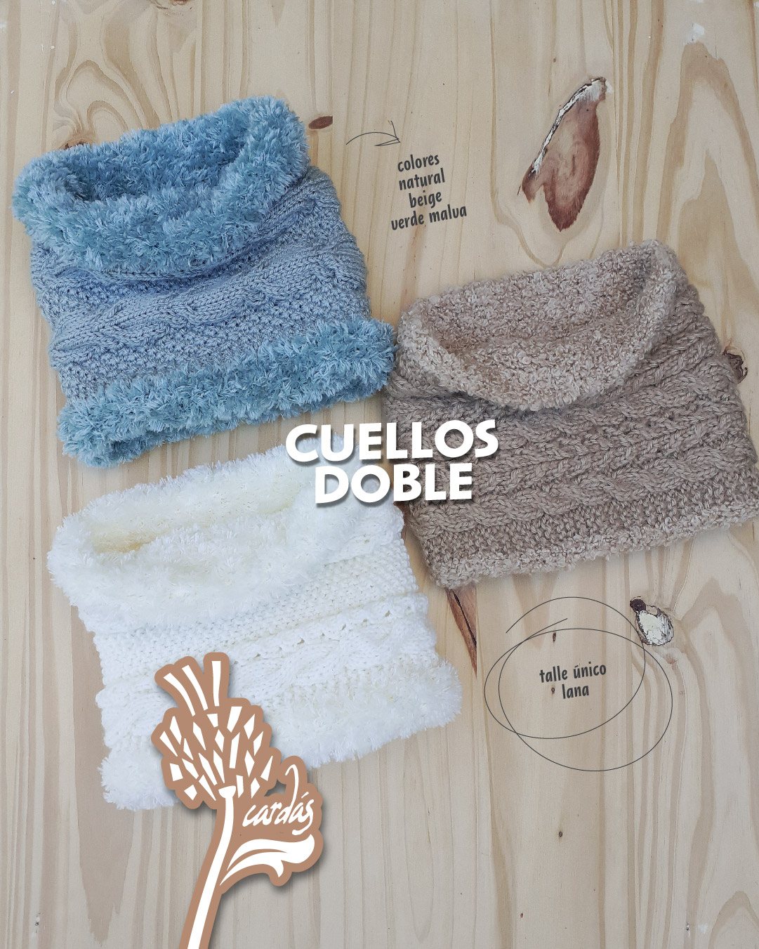 CUELLOS TEJIDOS doble