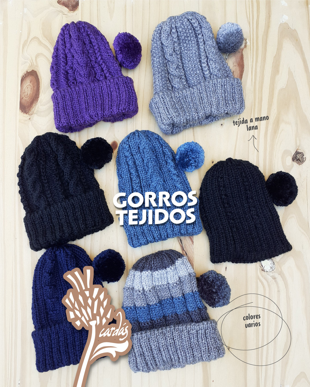 GORROS TEJIDOS