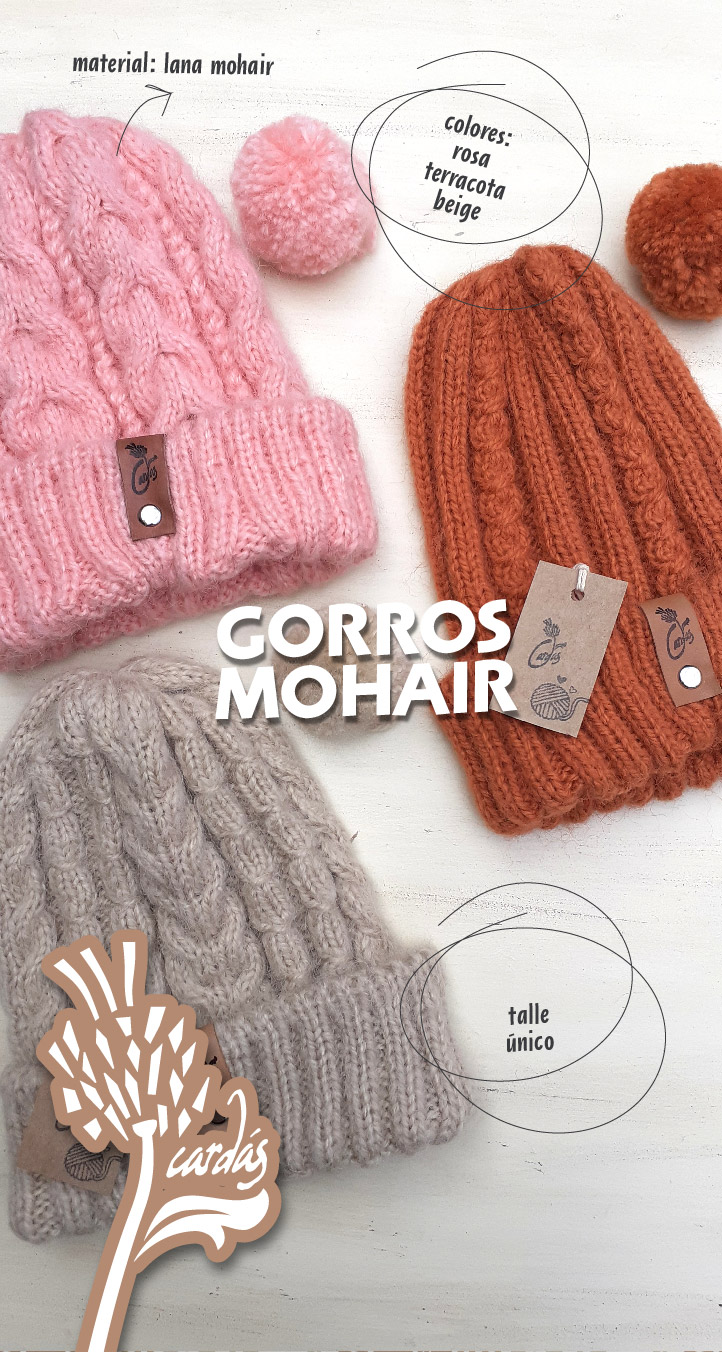 gorros mohair AW24