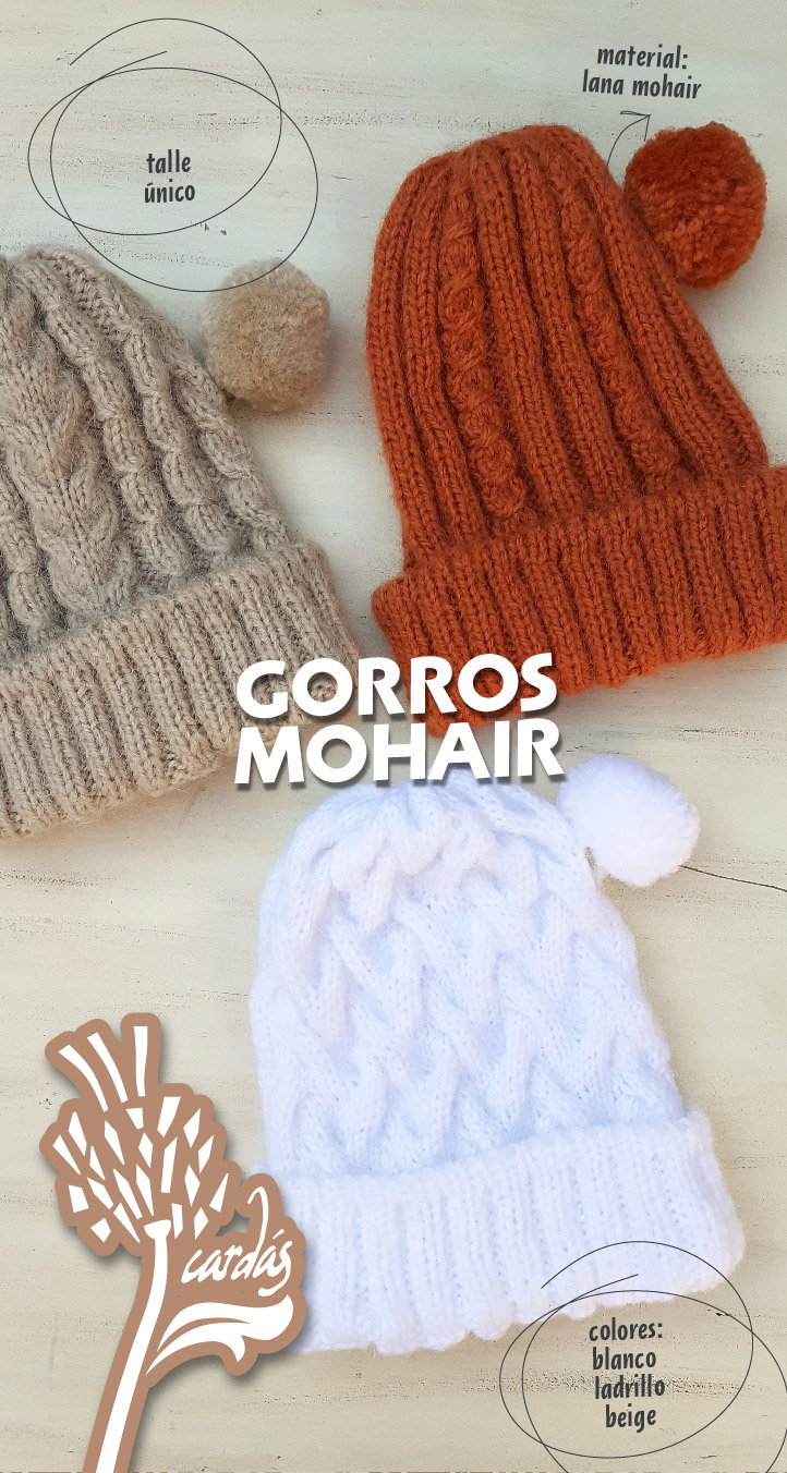 gorros mohair AW24