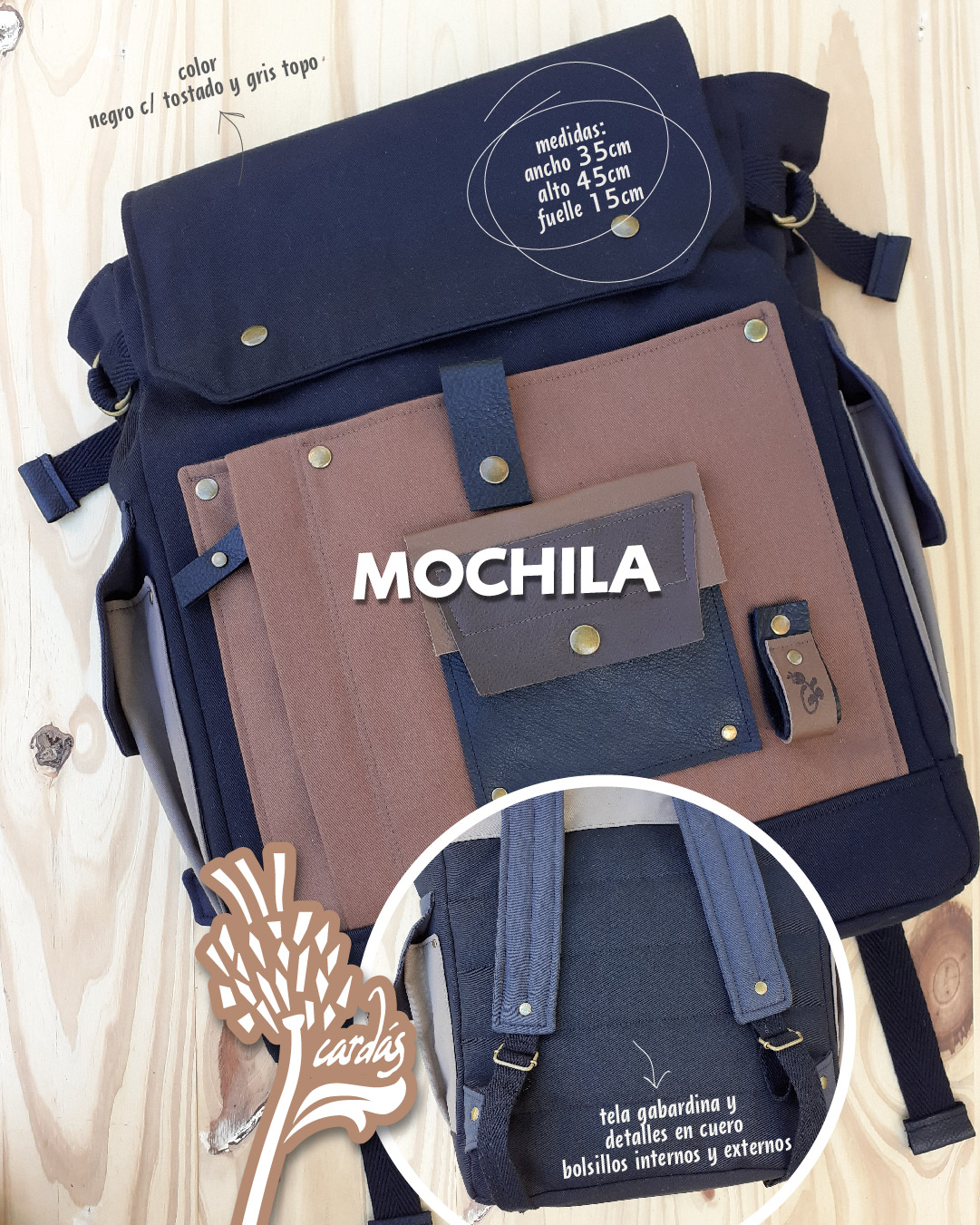 MOCHILA NEGRA