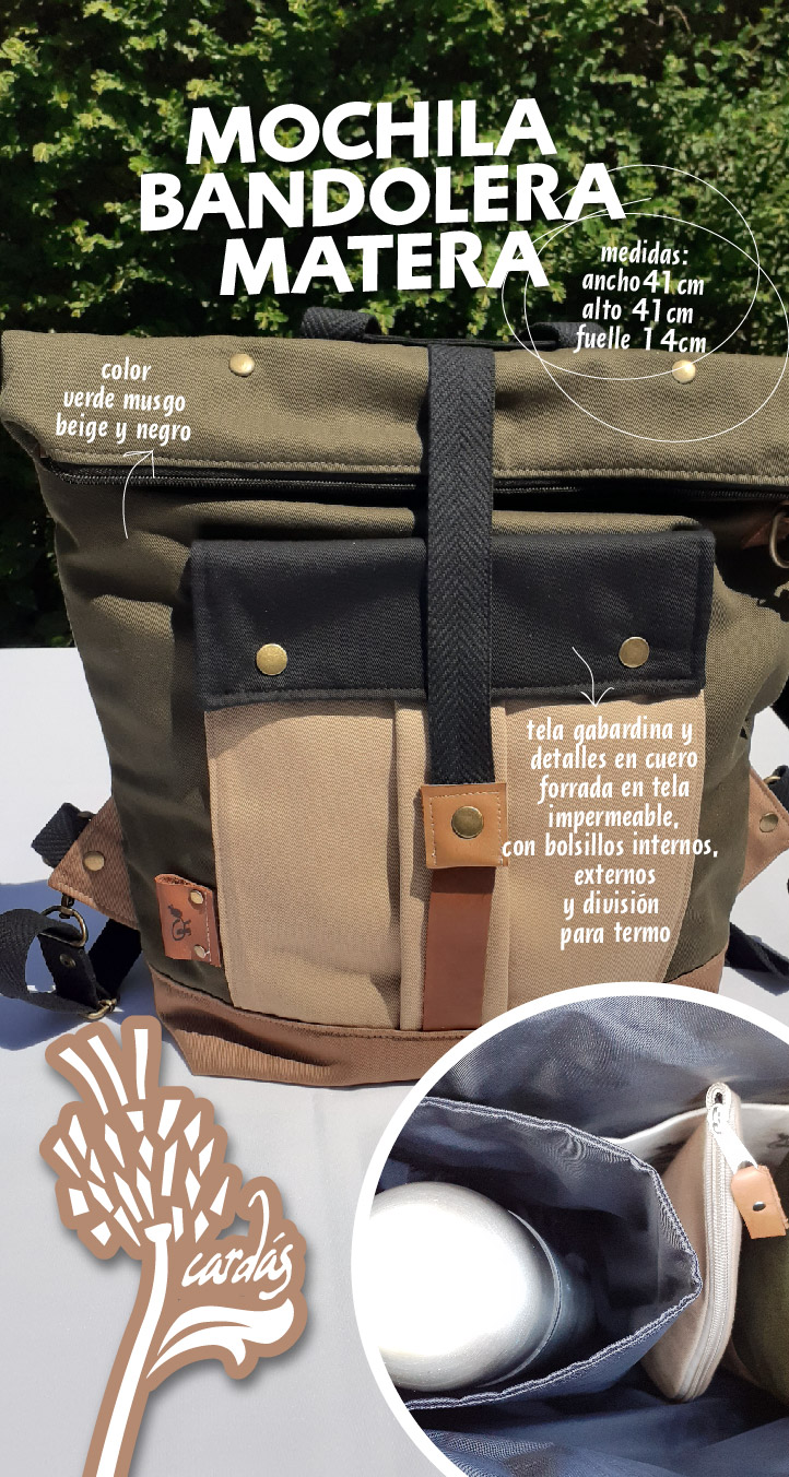 MOCHILA BANDOLERA MATERA