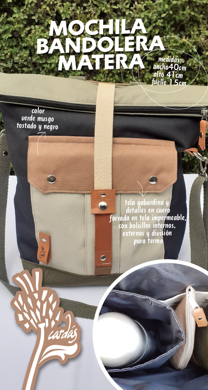 MOCHILA BANDOLERA MATERA